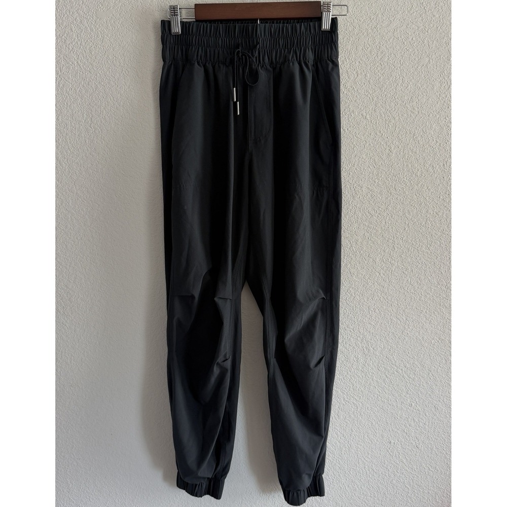 Abercrombie & Fitch Women's Black Jogger Pants Elastic Waist Pockets Size Small